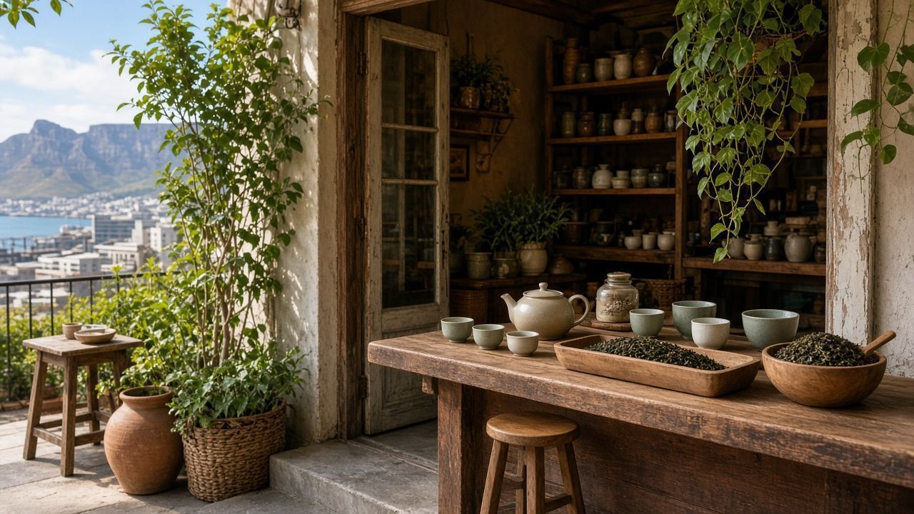 Tea shop / tea house at Ridge Tale House